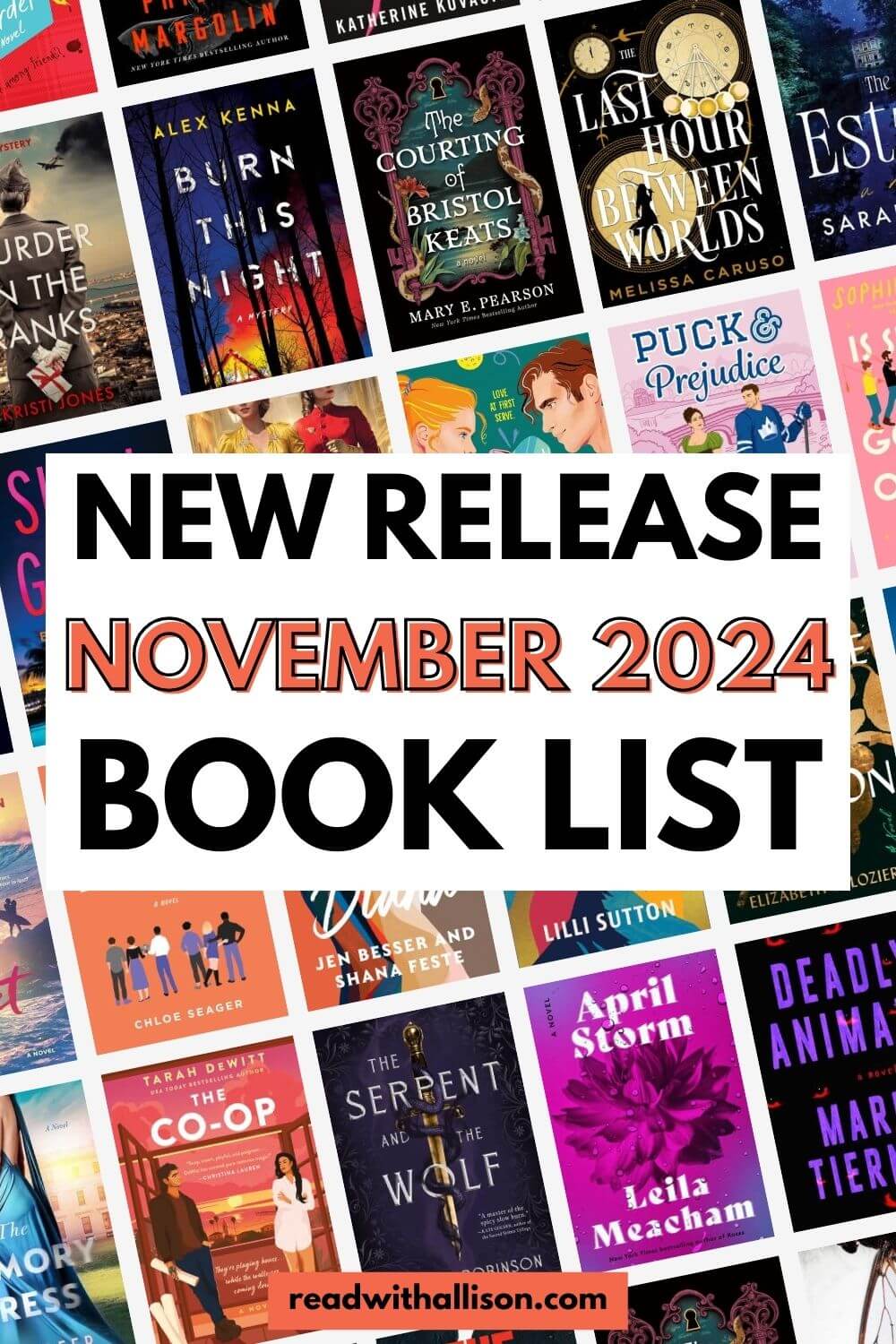 November 2024 New Book Releases Read With Allison